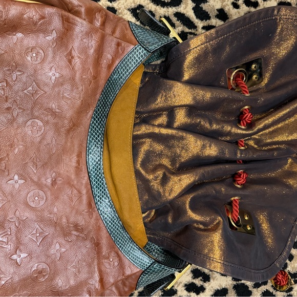 Louis Vuitton Snakeskin-Trimmed Monogram Epices Kalahari GM - Picture 12 of 14